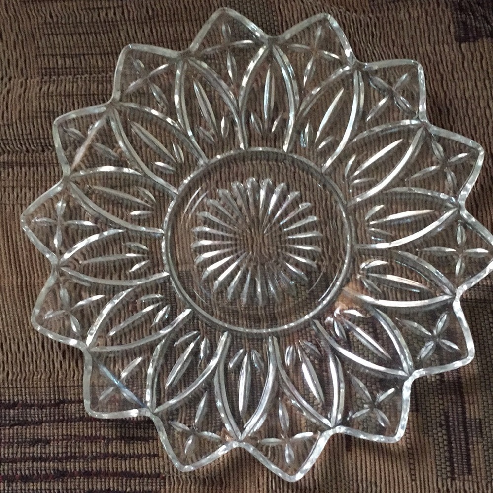 Federal Glass Company Starburst 14 Point Platter - Picture 5 of 9